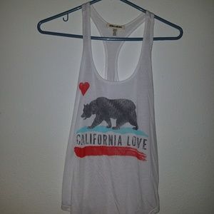 Billabong white tank top NWOT